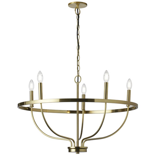 5LT Incandescent Chandelier, AGB - Timeless Design and Artisan Elegance | Shop Now