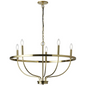 5LT Incandescent Chandelier, AGB - Timeless Design and Artisan Elegance | Shop Now