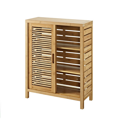 Bracken Two Door Floor Cabinet - Stylish and Spacious Bathroom Storage