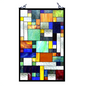 AVANT-GARDE 20x32 Tiffany-Glass Panel - Art Deco Design