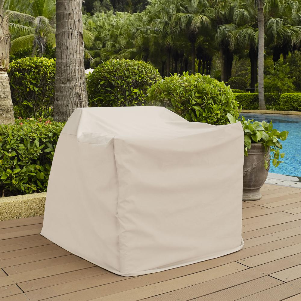 2Pc Tan Furniture Cover Set - Heavy-Duty Protection for Your Outdoor Chairs