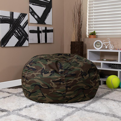 Oversized Camouflage Bean Bag Chair - Ultimate Comfort & Stylish Seating for Modern Living Spaces