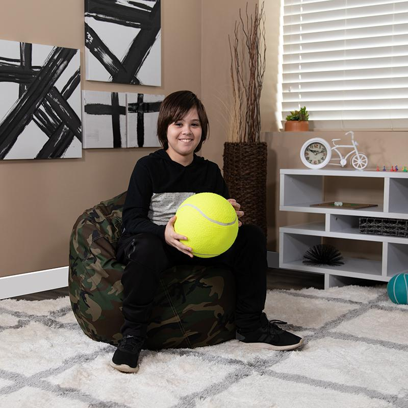 Small Camouflage Bean Bag Chair for Kids and Teens