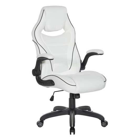 Xeno Gaming Chair in White Faux Leather | XEN25-WH - Enhance Your Gaming Experience