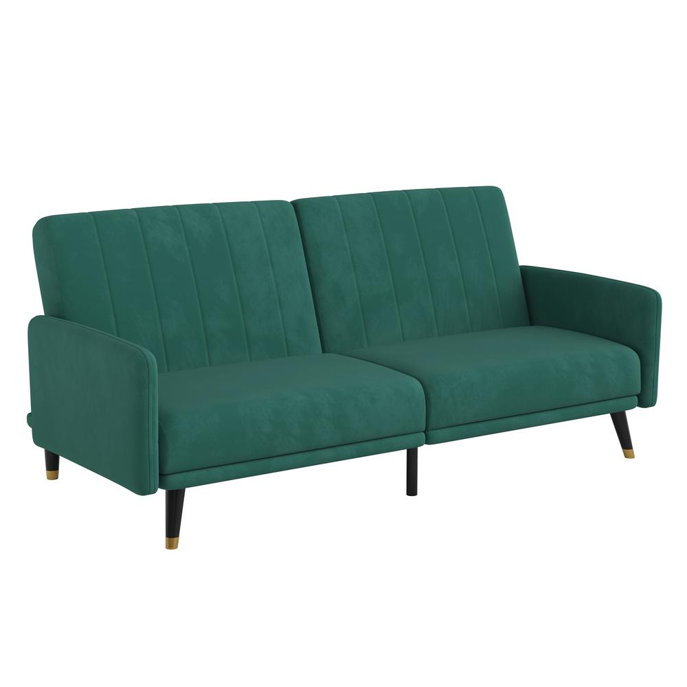 Sophia Premium Split Back Sofa Futon - Mid-Century Modern Style | Velvet Upholstery