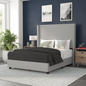 Quinn Full Upholstered Platform Bed - Gray | Stylish and Comfortable Bed