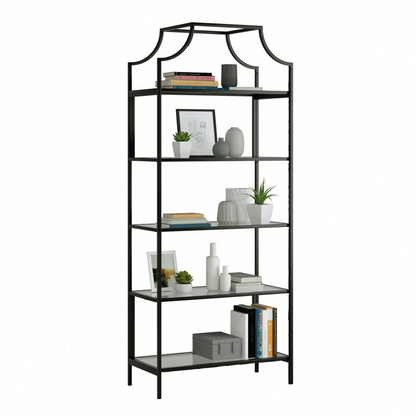 🌟 Harvey Park® Bookcase in Black: Stylish Storage for Your Space