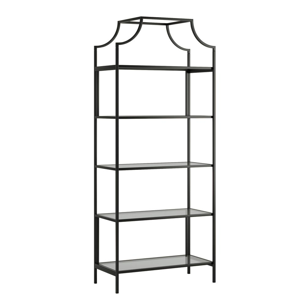 🌟 Harvey Park® Bookcase in Black: Stylish Storage for Your Space