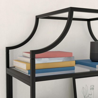 🌟 Harvey Park® Bookcase in Black: Stylish Storage for Your Space