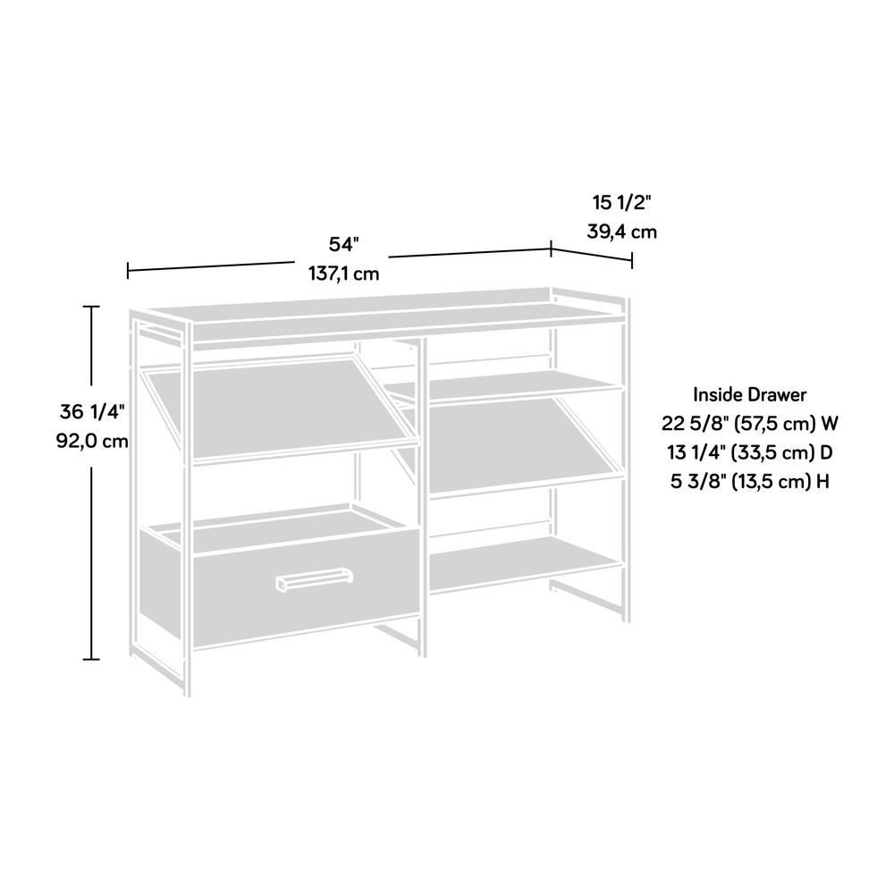 Explore the elegance of Briarbrook™ Horizontal Bookcase | Versatile storage, adjustable shelves, quick assembly