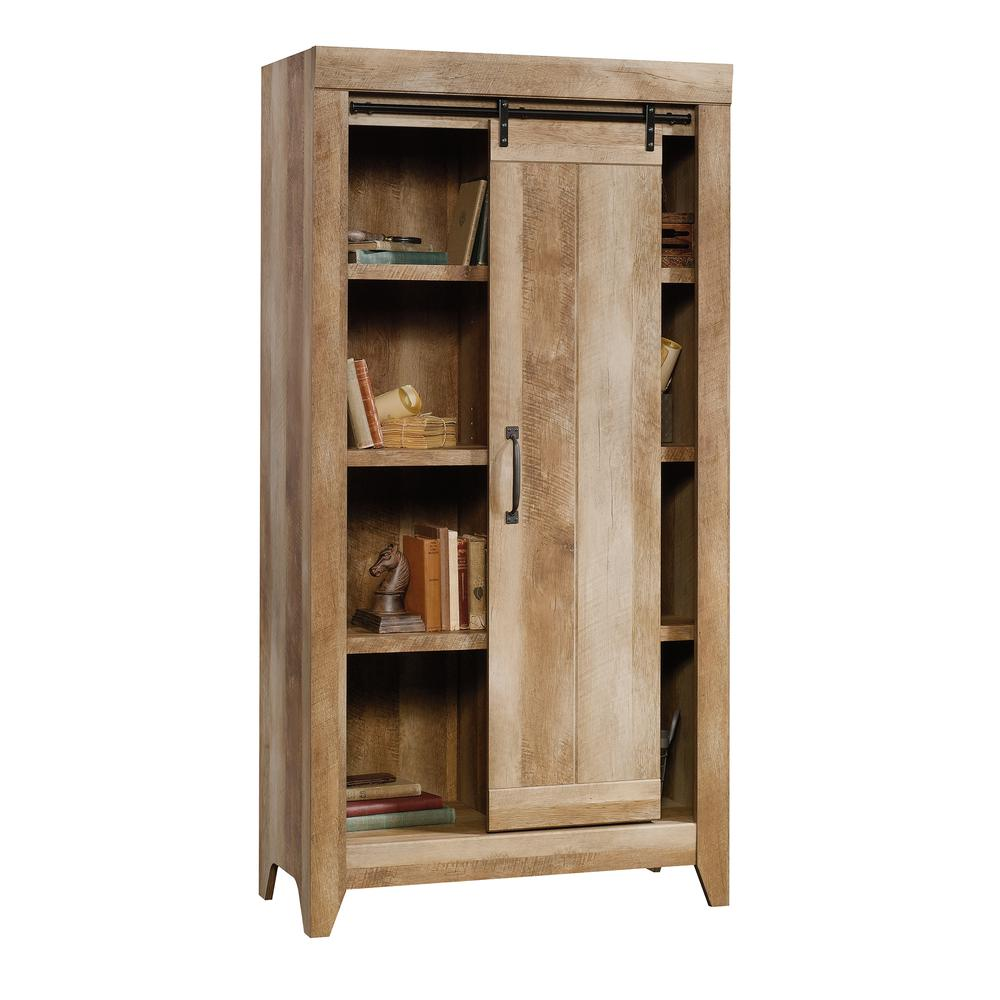 Adept Storage Cabinet Coa | Farmhouse Accent Cabinet with Sliding Door