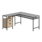 Market Commons L-Desk  Industrial Elegant Style and Functional Design