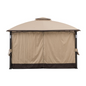 Curtain for 11x13 Moorehead Domed Soft Top Gazebo | Weather-Resistant Privacy Curtains