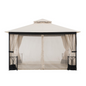 Weather-Resistant Netting for 11x13 Belcourt Gazebo | Sunjoy