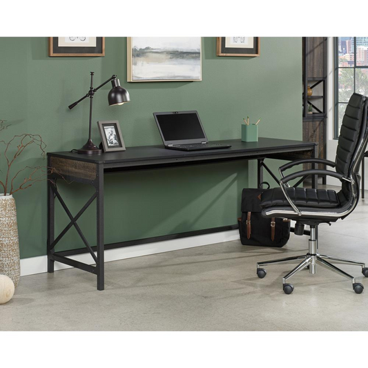 72" x 24" Commercial Office Desk | Rustic Industrial Design