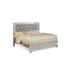 Crystal Tufted with LED Lighting Queen Bed - Glamorous Style and Extra Sparkle