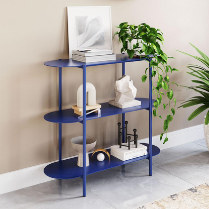 Tre Console Table Blue - Modern and Versatile Design