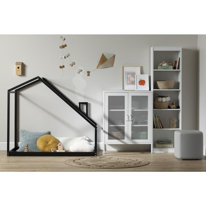 Ohana House Bed, Black - Stylish Playroom Decor