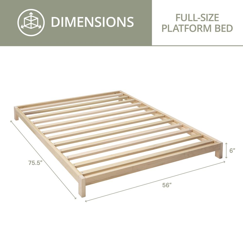 American Furniture Classics Full Size Platform Bed with Solid Wood Construction