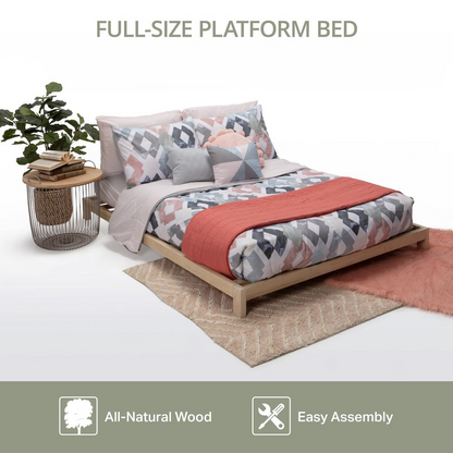 American Furniture Classics Full Size Platform Bed with Solid Wood Construction