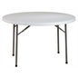 48" Round Resin Multi Purpose Table - Durable, Lightweight, and Versatile