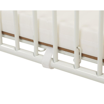 Mini/Portable Folding Metal Crib - Compact, Institutional Quality, Easy to Store