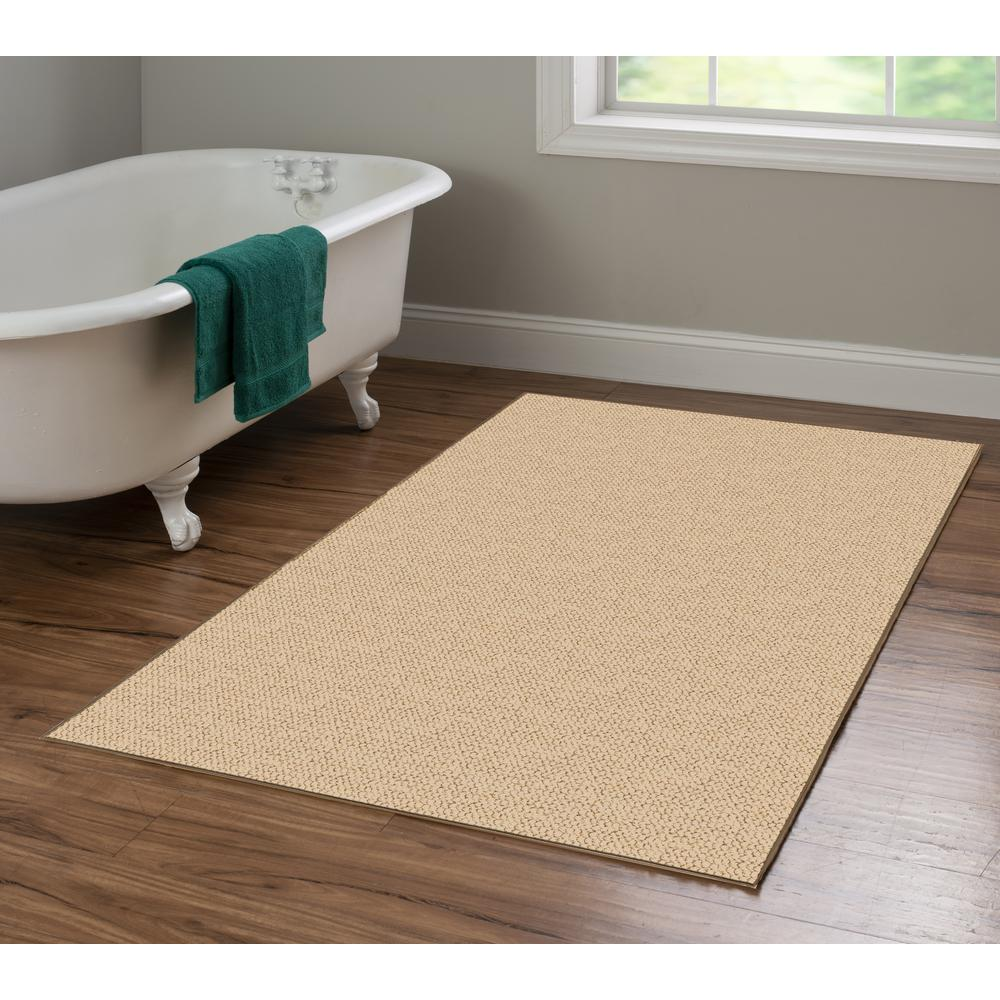 Rhodes Natural 3x5 Rug - Durable Wool with Natural Grass Look