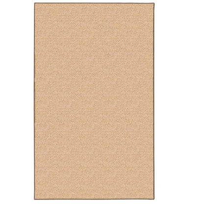 Rhodes Natural 2.6x9 Rug - Wool Blend, Natural Color, Loop Texture | Made in USA