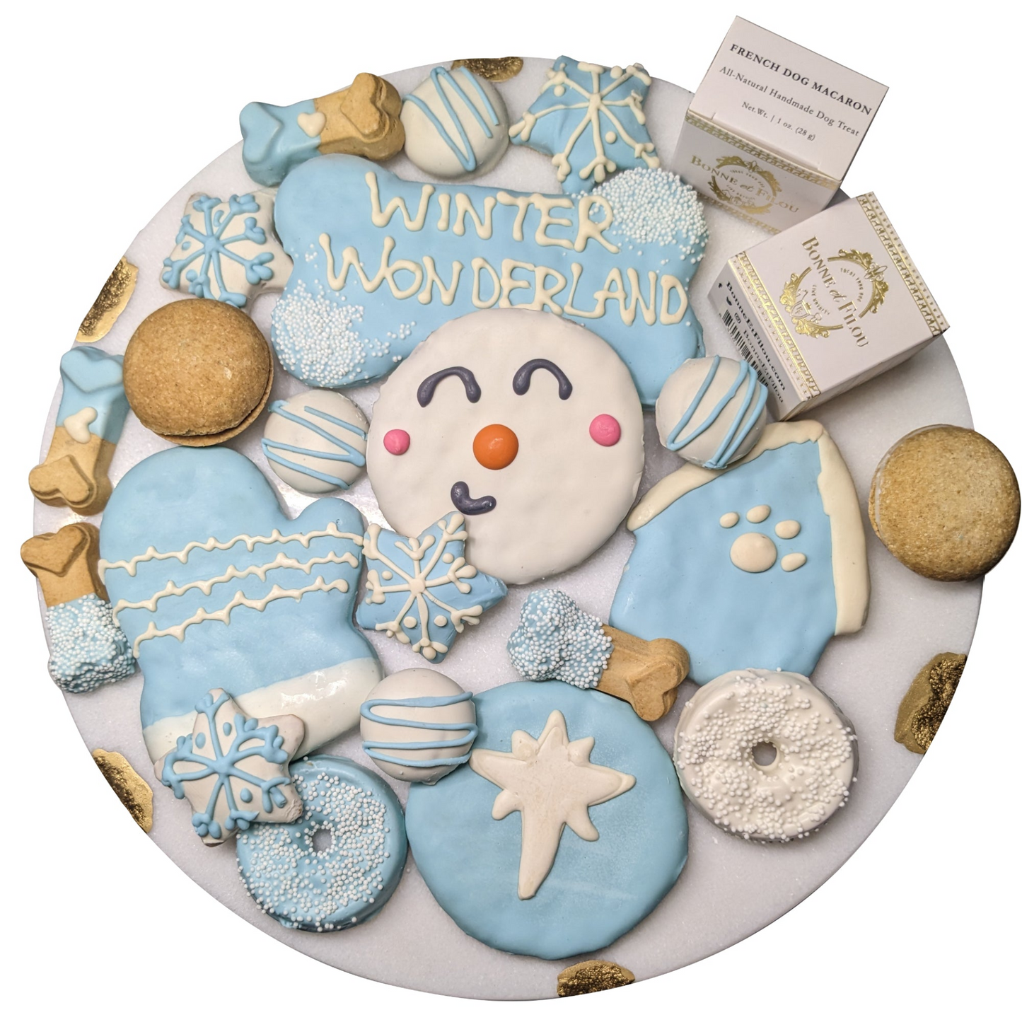 Winter Themed Dog Treats Gift Box