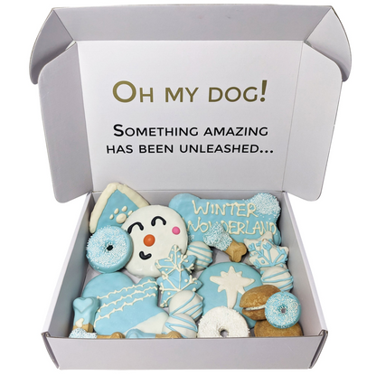 Winter Themed Dog Treats Gift Box