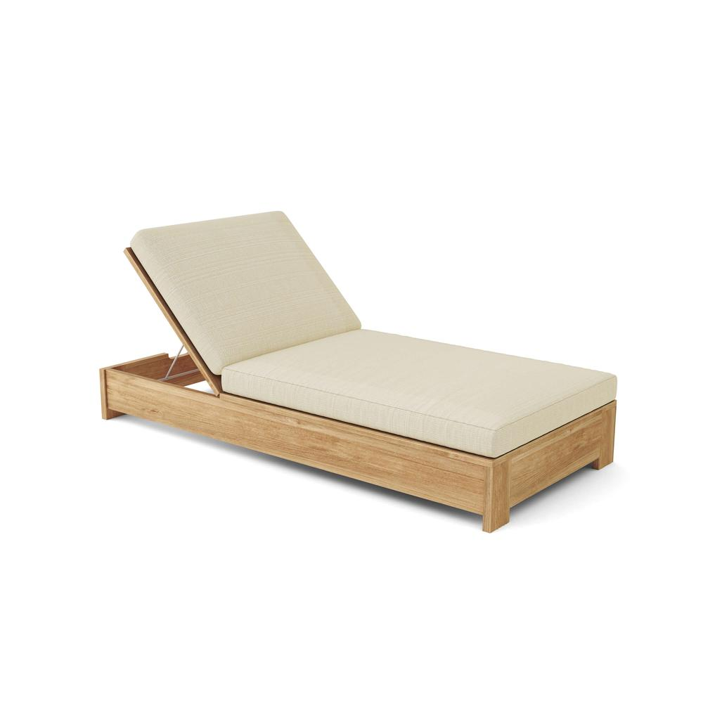 Madera Sun Lounger - Premium Grade Solid Teak Wood Outdoor Furniture