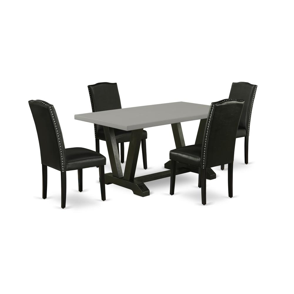 Revitalize Your Dining Area with the East West Furniture 5-Piece Dinette Set - Modern Elegance Meets Classic Comfort! 🌟🍽️