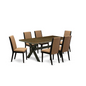 Introducing the East West Furniture 7-Piece Dining Set: A Fusion of Modern Design and Classic Elegance