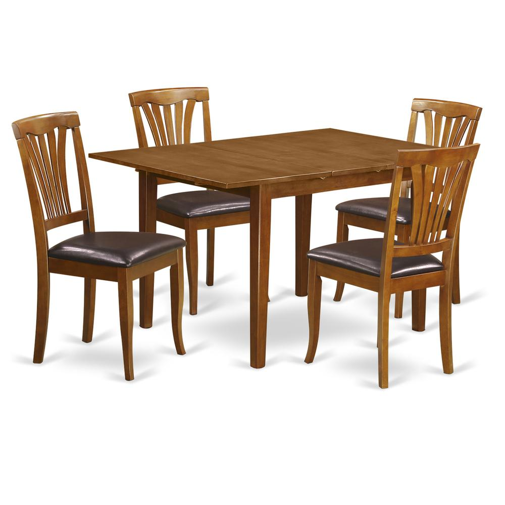 5 Pc Dinette Set - Stylish and Functional Dining Set for Small Spaces - Navarrete Furniture