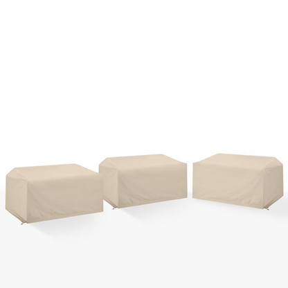 3pc Premium Outdoor Furniture Cover Set - Ultimate Protection for Your Patio Sectional