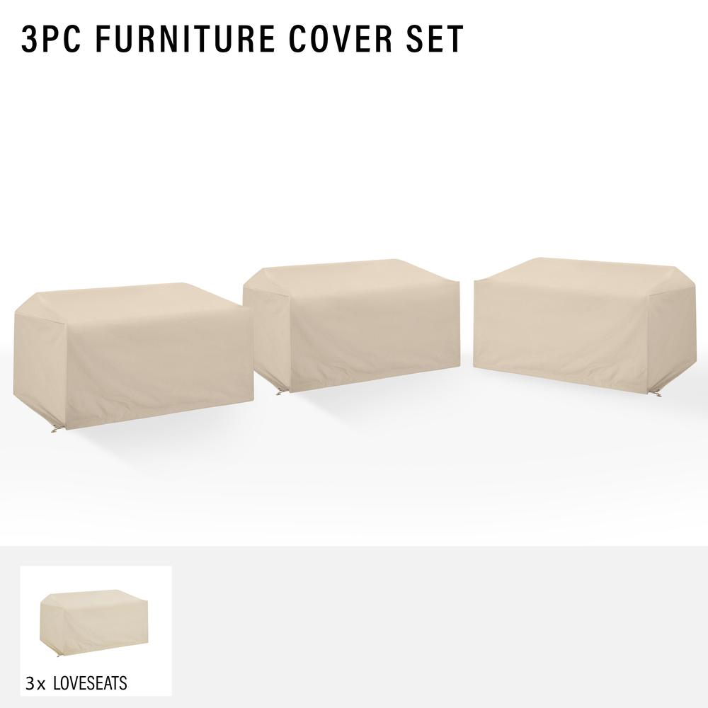 3pc Premium Outdoor Furniture Cover Set - Ultimate Protection for Your Patio Sectional