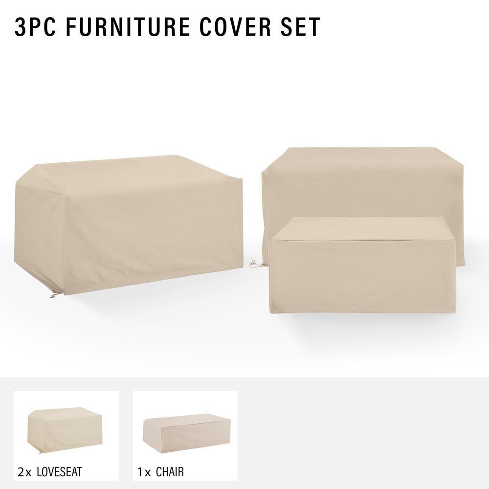 Shield Your Patio Elegance with Our 3pc Universal Outdoor Furniture Cover Set