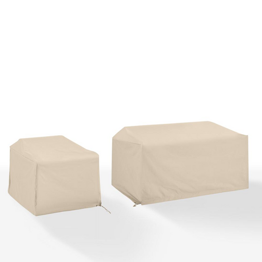 2pc Essential Outdoor Furniture Cover Set - Ultimate Protection for Your Patio Chairs and Loveseats