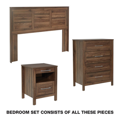 Stonebrook 3 Piece Bedroom Set - Modern Rustic Coastal Design