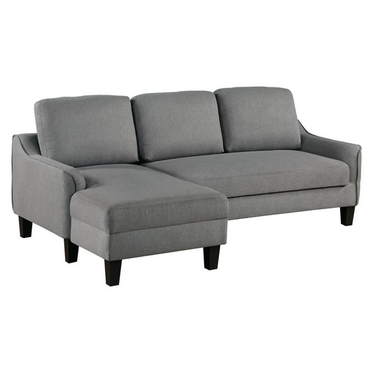 Lester Chaise Sofa - Convertible Twin Size Sleeper Sofa with Padded Arms and Plush Cushions