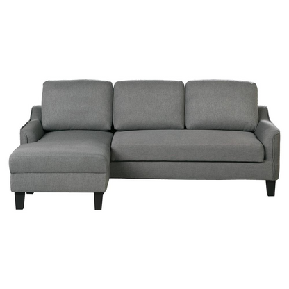 Lester Chaise Sofa - Convertible Twin Size Sleeper Sofa with Padded Arms and Plush Cushions