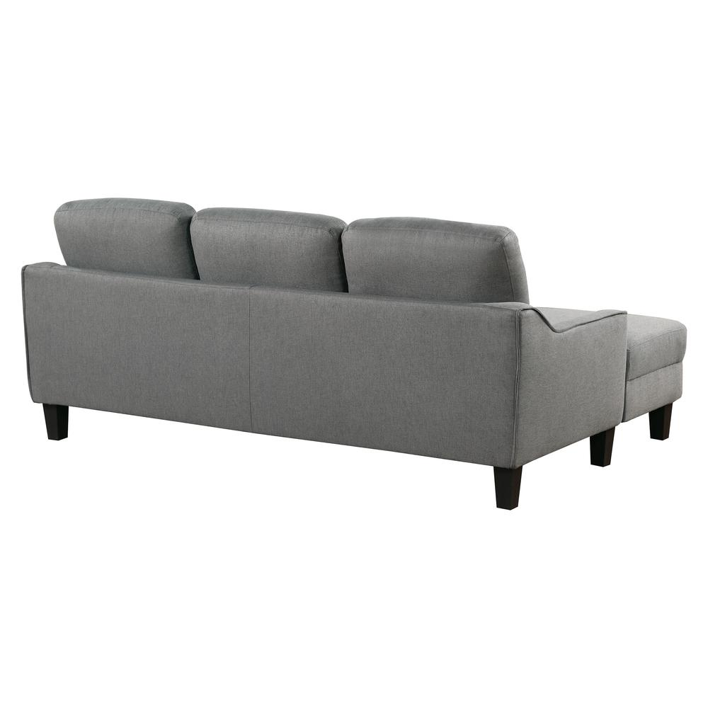 Lester Chaise Sofa - Convertible Twin Size Sleeper Sofa with Padded Arms and Plush Cushions