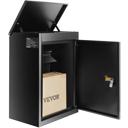 VEVOR Outdoor Package Delivery Box, Galvanized Steel, Lockable & Waterproof