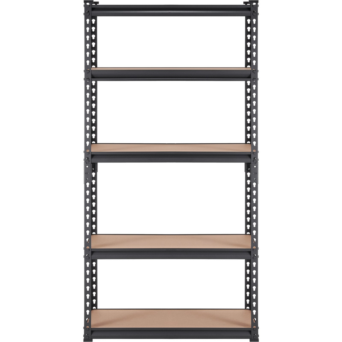 VEVOR Storage Shelving Unit, 5-Tier Adjustable, 2000 lbs Capacity, Heavy Duty Garage Shelves Metal Organizer Utility Rack, Black, 30" L x 12" W x 60" H for Kitchen Pantry Basement Bathroom Laundry