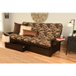 Phoenix Frame-Espresso Finish-Peter's Cabin Mattress-Storage Drawers - Versatile and Durable Futon