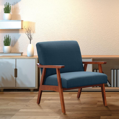 Davis Chair - Mid-Century Modern Armchair | Easy Care Fabric