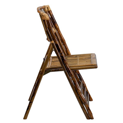 Eco-Friendly Bamboo Folding Chairs - Set of 2