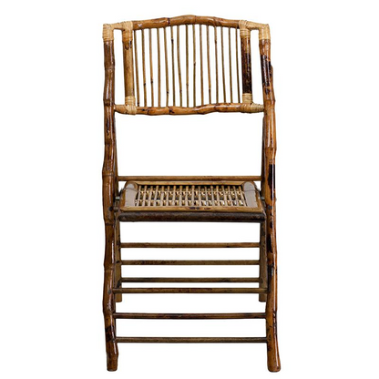 Eco-Friendly Bamboo Folding Chairs - Set of 2