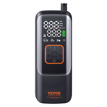 VEVOR Portable Tire Inflator – Compact Air Compressor, 160 PSI, Wireless