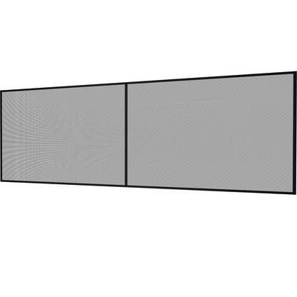 VEVOR Garage Door Screen, 18 x 7 ft for 2 Cars, 5.8 lbs Heavy-Duty Fiberglass Mesh for Quick Entry with Self Sealing Magnet and Weighted Bottom, Kids / Pets Friendly, Easy to Install and Retractable